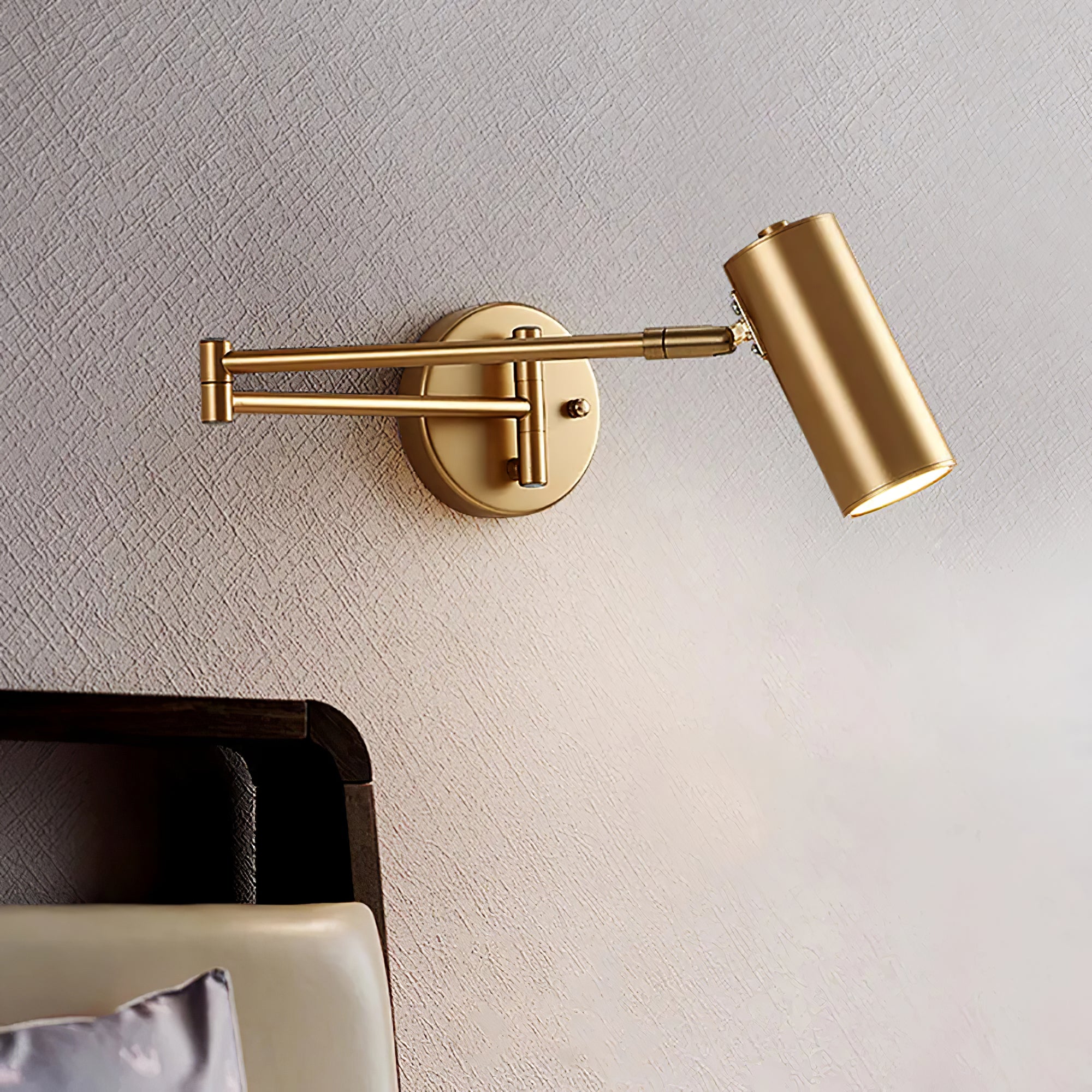 ModernGlow - Sleek Metal and Acrylic Wall Lamp