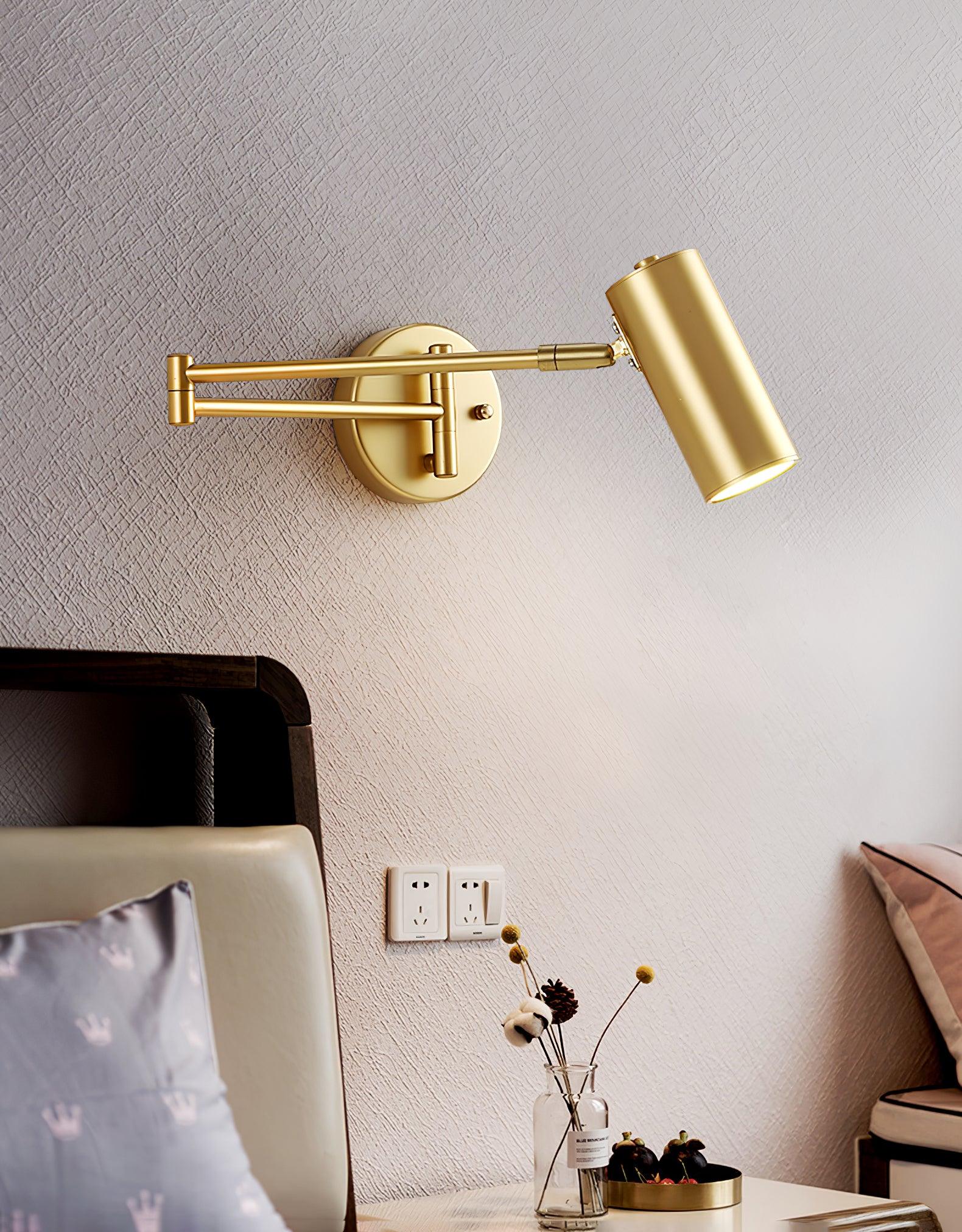 ModernGlow - Sleek Metal and Acrylic Wall Lamp