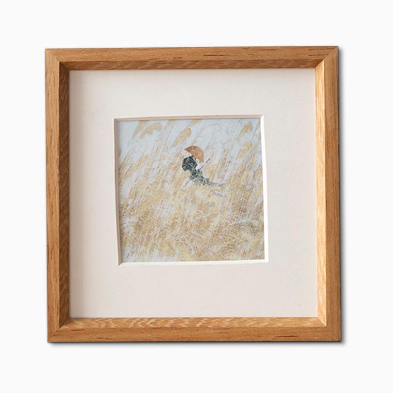 WoodFrame - Elegant Square Wooden Photo Frame
