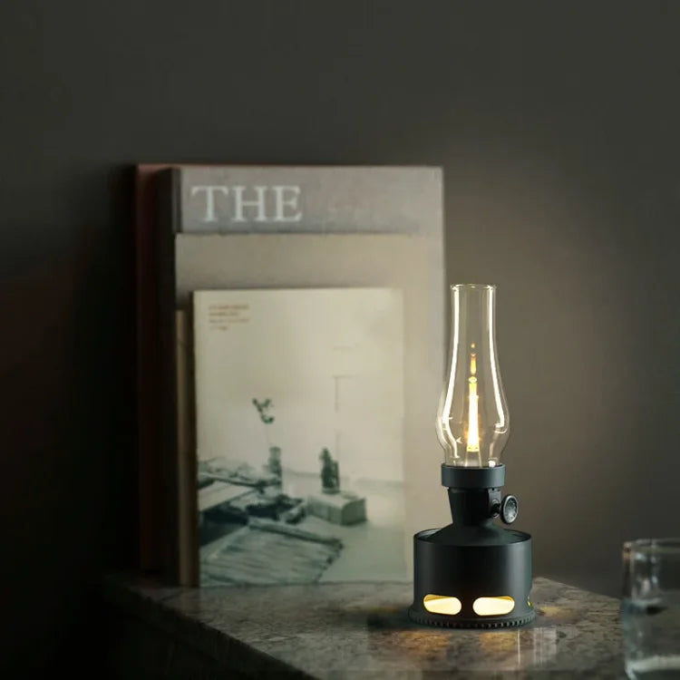 NostalgiaLamp - Vintage LED Lantern for Atmospheric Evenings