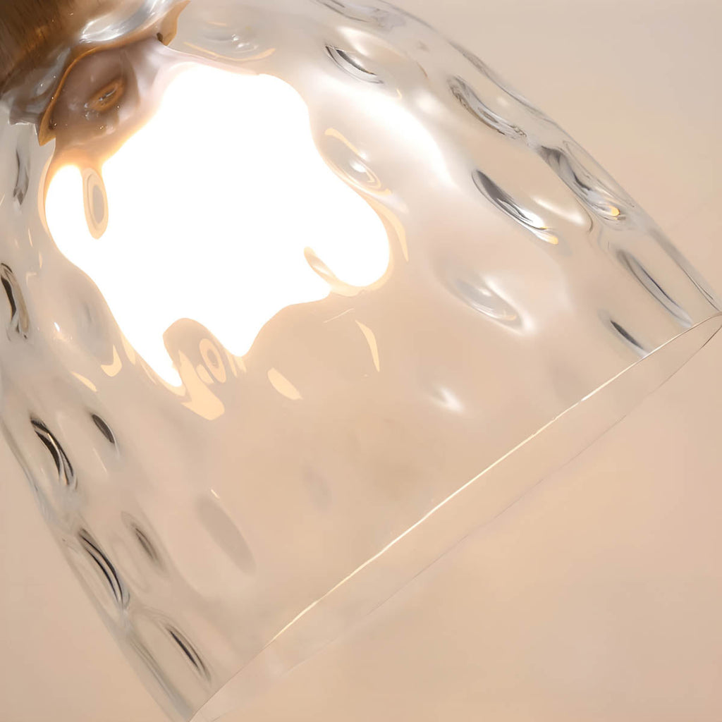 LuxeGlow Chic Glass Chandelier - Modern Elegant Glass Ceiling Lamp