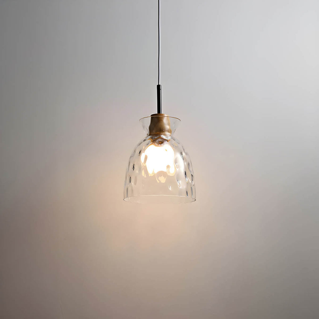 LuxeGlow Chic Glass Chandelier - Modern Elegant Glass Ceiling Lamp