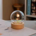 TulipGlow Elegant Floral Table Lamp – Refined Lighting
