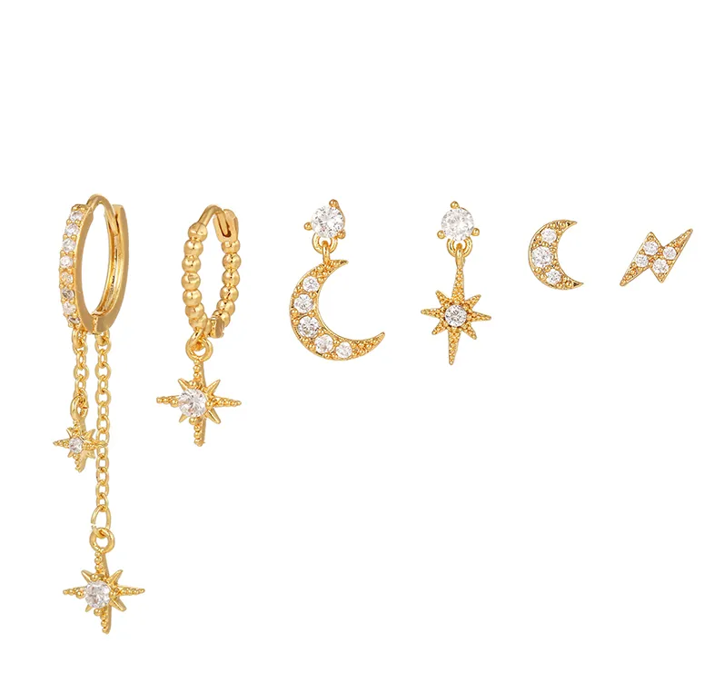 StarGlow Earrings - Magical Star Design Earrings