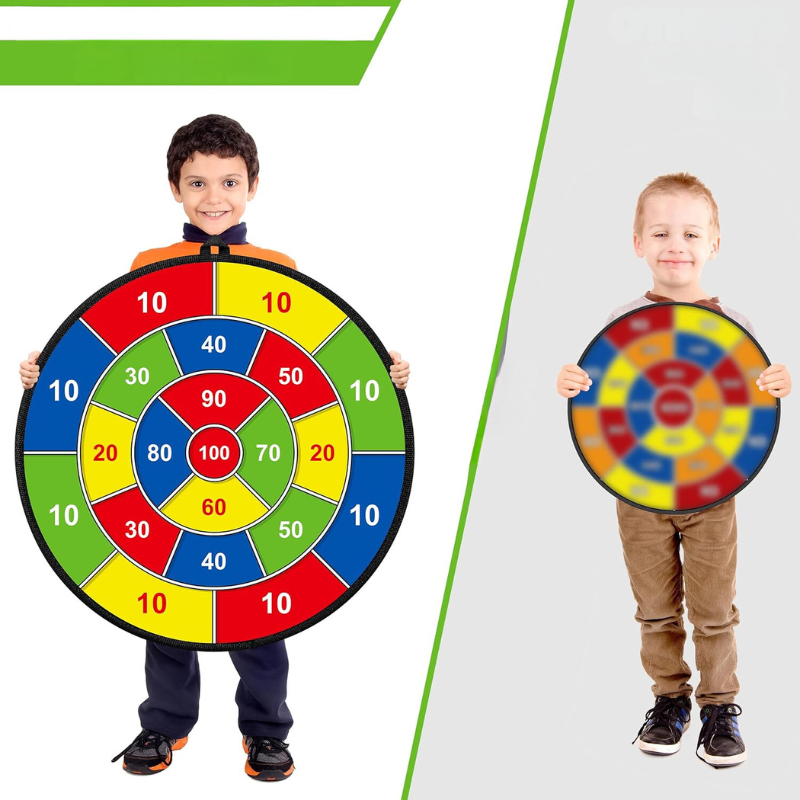 PlayTarget - Large Kids Dartboard with Sticky Darts