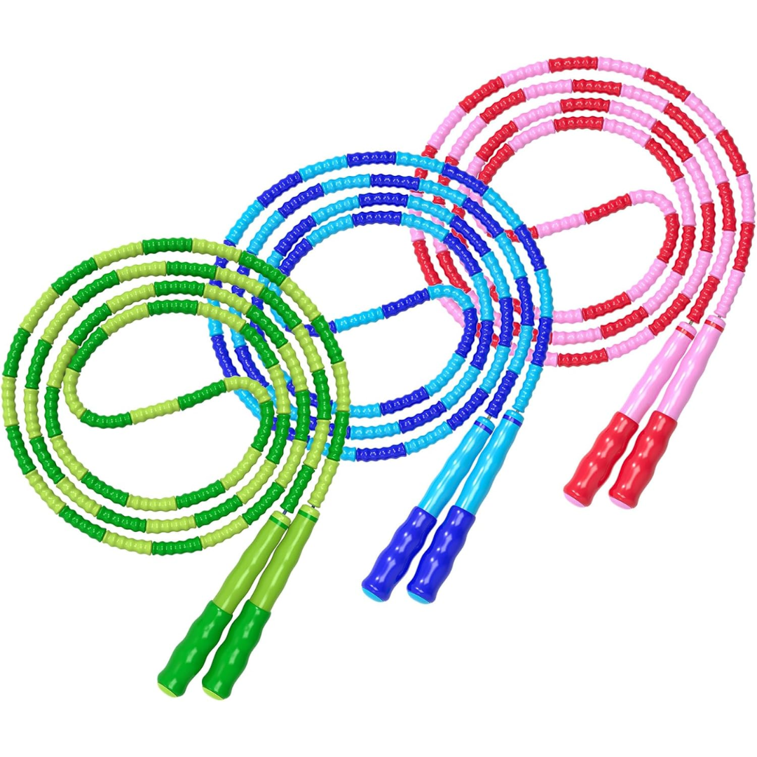 FlexiRope – Adjustable Beaded Jump Rope for Fitness
