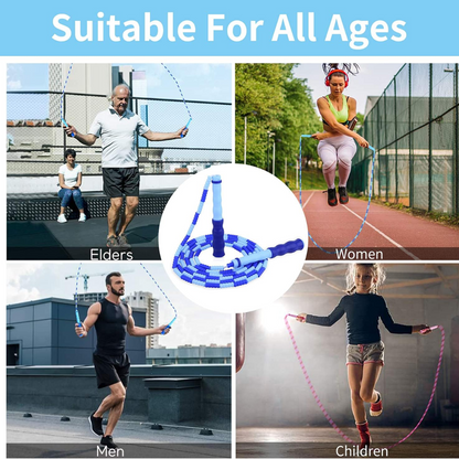 FlexiRope - Adjustable Beaded Jump Rope for Fitness