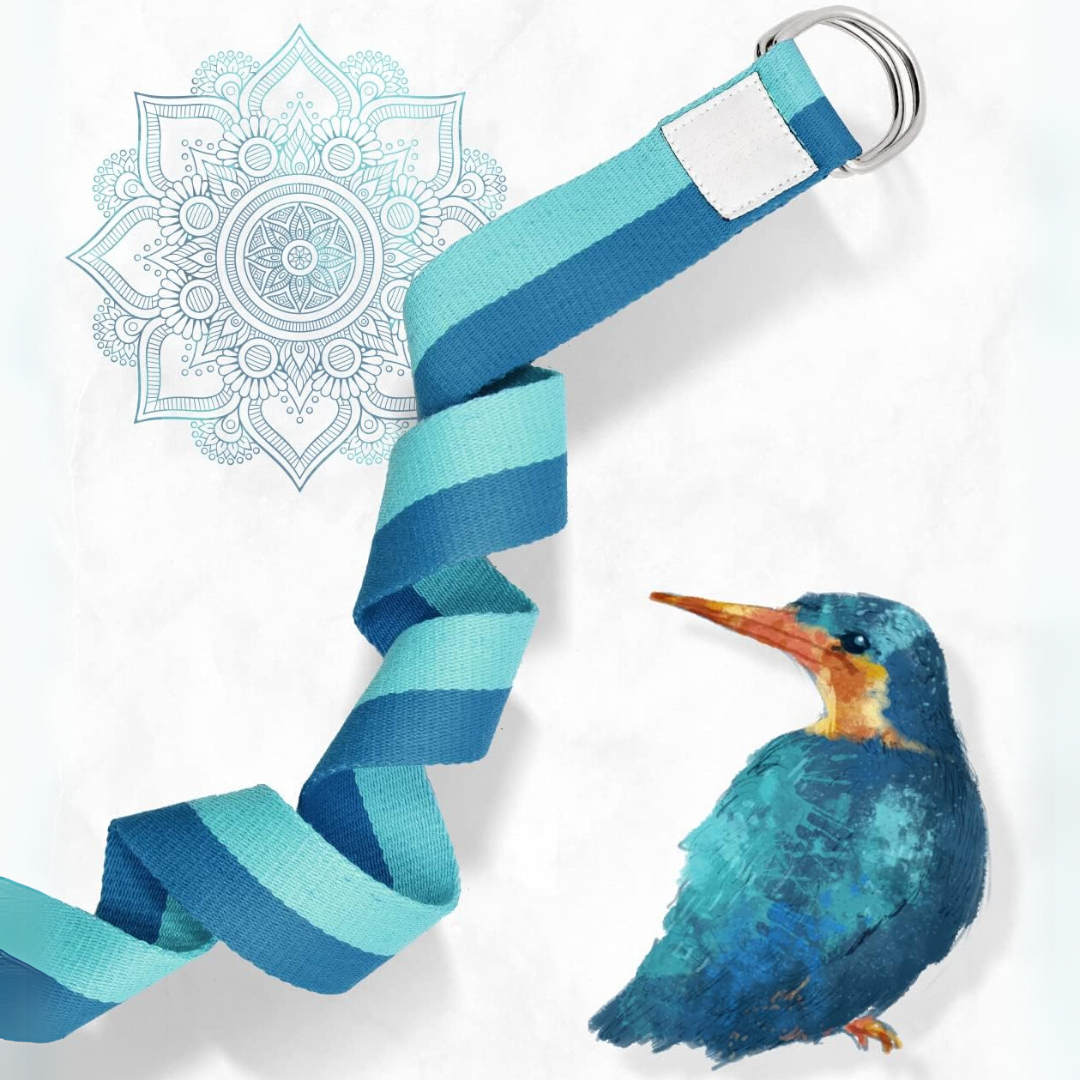 FlexFit – Adjustable Yoga Strap with D-Ring
