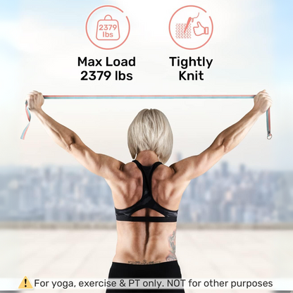 FlexFit – Adjustable Yoga Strap with D-Ring