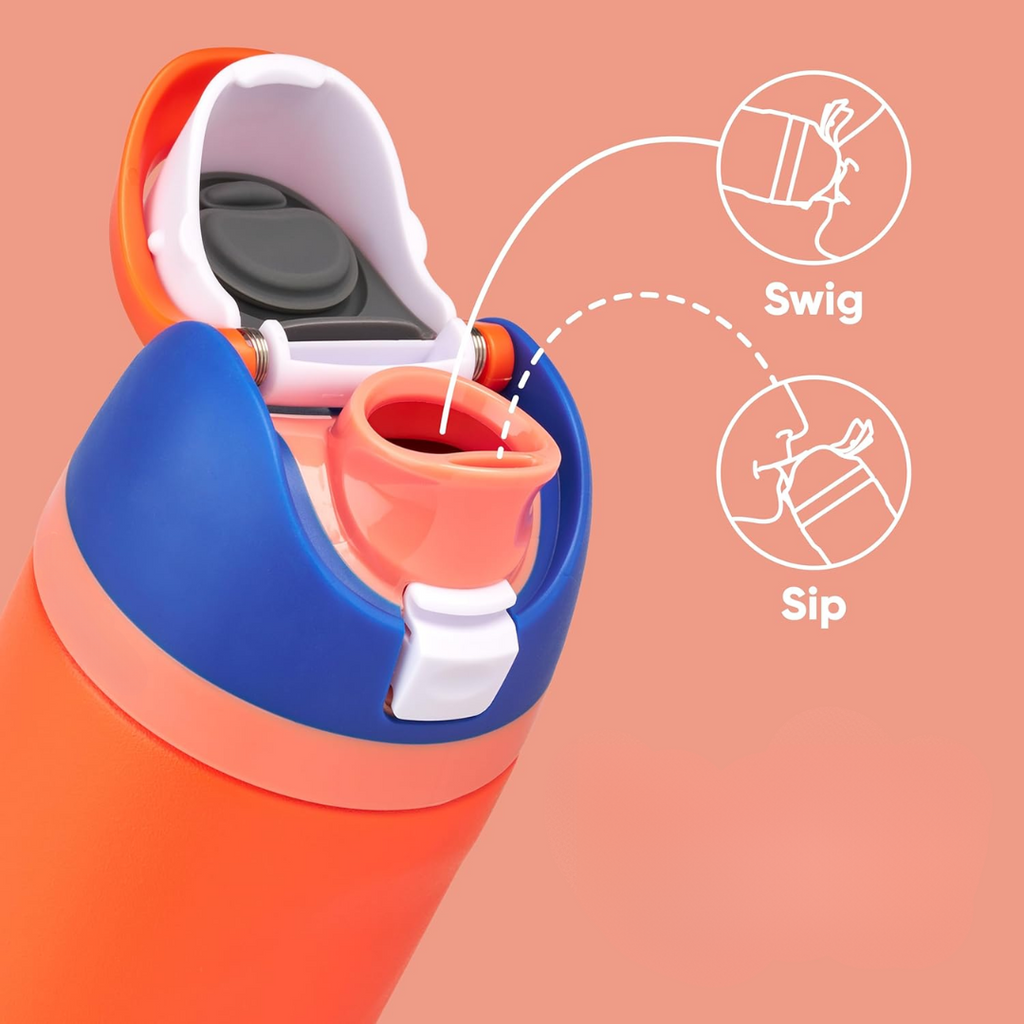 LeakProof - Insulated Stainless Steel Bottle with Straw
