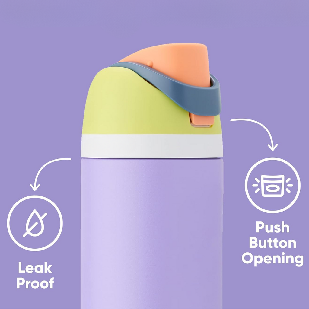 LeakProof - Insulated Stainless Steel Bottle with Straw