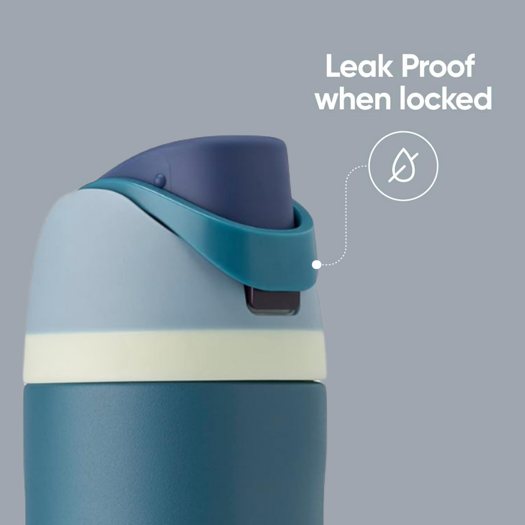 LeakProof - Insulated Stainless Steel Bottle with Straw