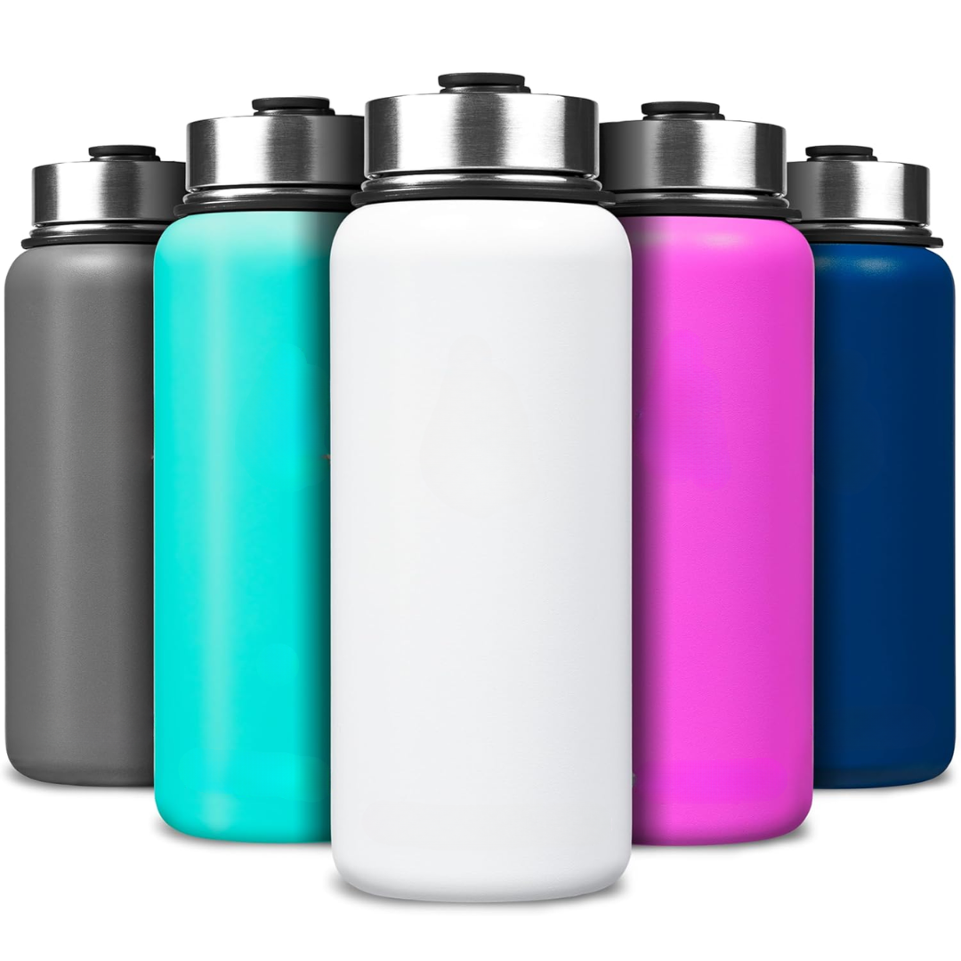 HydroElite – Stainless Steel Bottle with Straw for Drinks