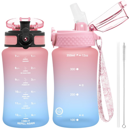 EcoFlow - Reusable Tritan Water Bottle with Straw