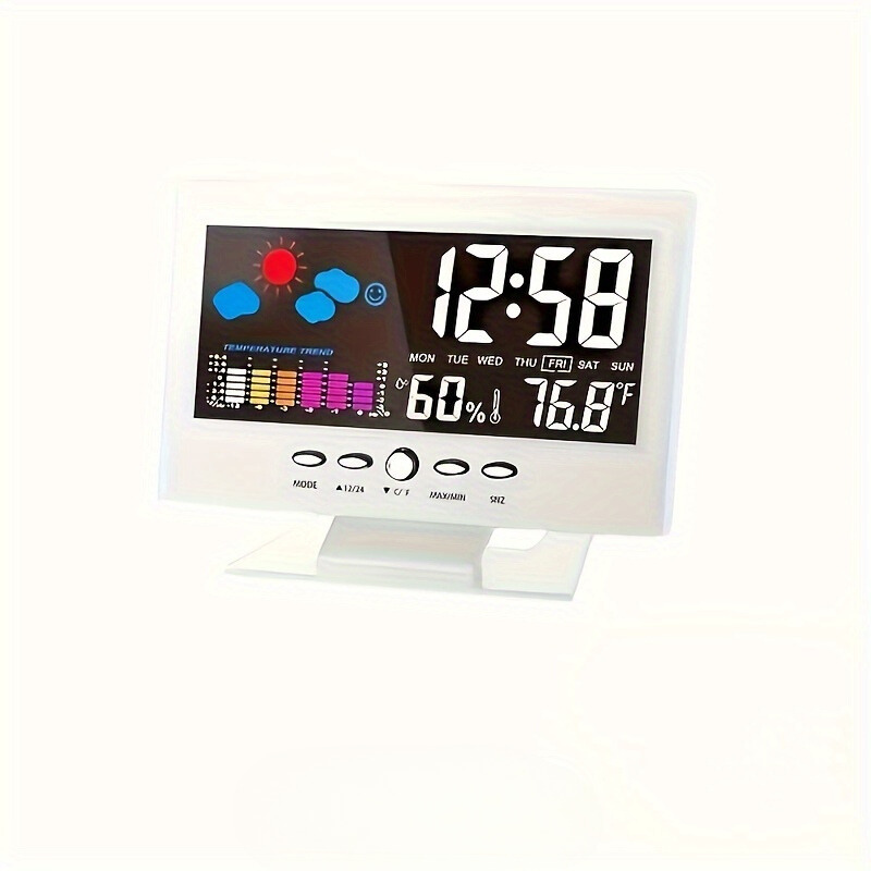 SilentTime Clock – Stylish Digital Weather Station and Climate Monitor