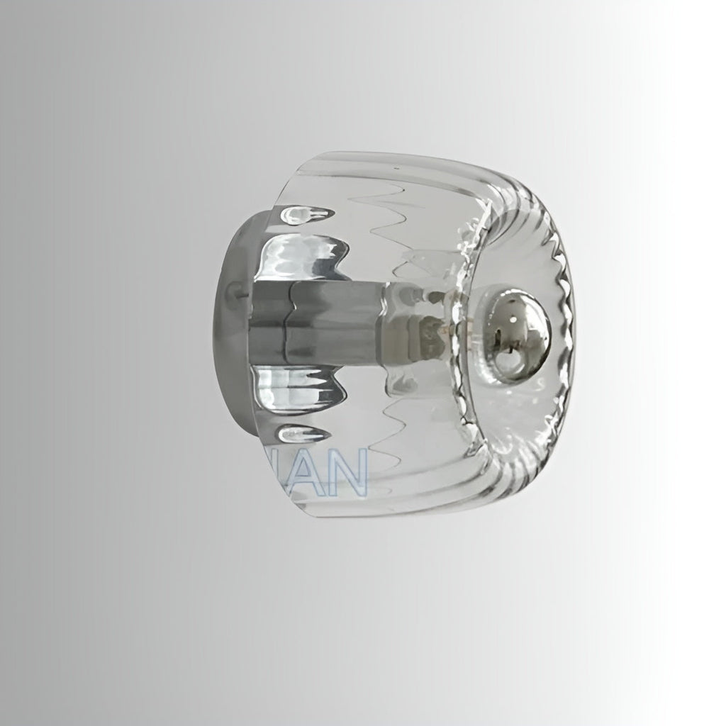 ScandiElegance Wall Lamp – Modern Glass Lighting with Bauhaus Charm