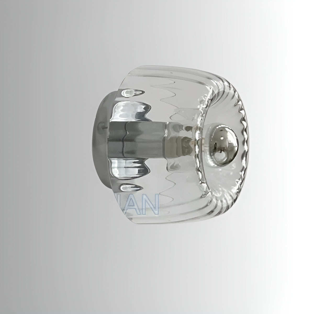 ScandiElegance Wall Lamp – Modern Glass Lighting with Bauhaus Charm