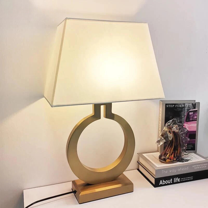 NordicGlow - Luxury Gold Table Lamp for Elegant Interiors