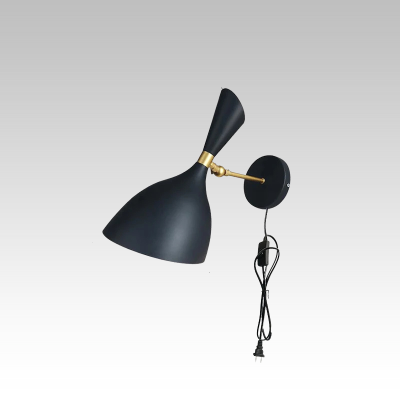 Luminous Haven – Industrial LED Bedroom Lamp