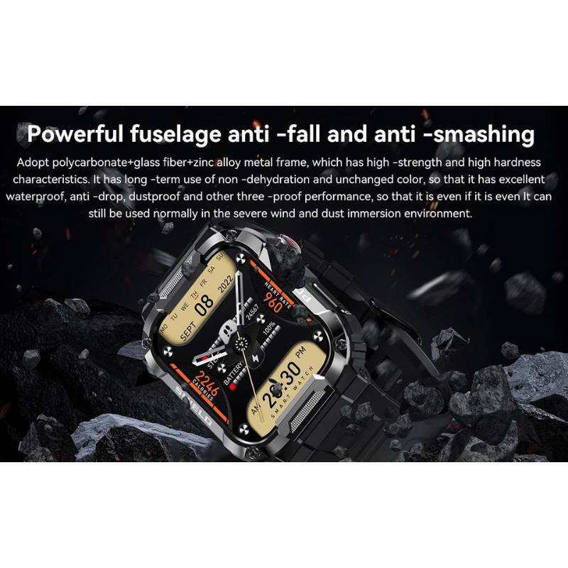 ForceGuard Watch – Military-Grade Smartwatch for Everyday Use