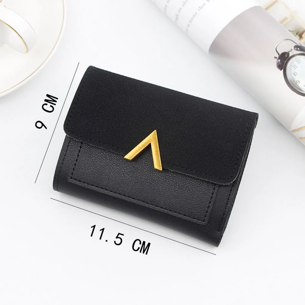 VelvetCoin - Compact Leather Wallet for Women