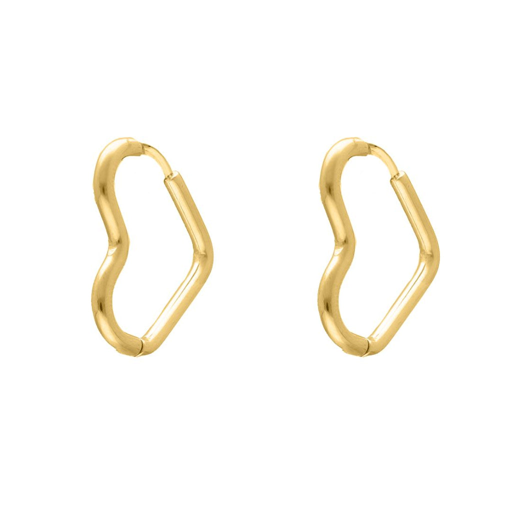 HeartLuxe Earrings - Elegant and Trendy Hoop Earrings