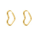 HeartLuxe Earrings - Elegant and Trendy Hoop Earrings
