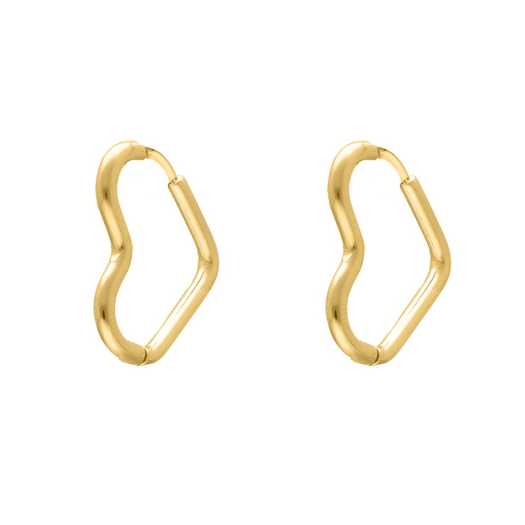 HeartLuxe Earrings - Elegant and Trendy Hoop Earrings
