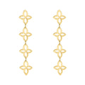 FloralGleam Earrings – Vintage Chic Jewelry