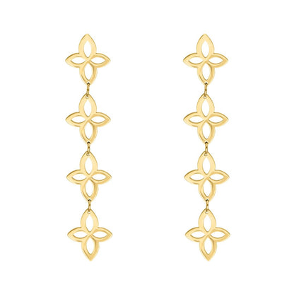FloralGleam Earrings – Vintage Chic Jewelry
