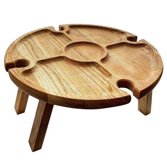 CheeseBoard Delights – Stylish Wooden Picnic Accessory