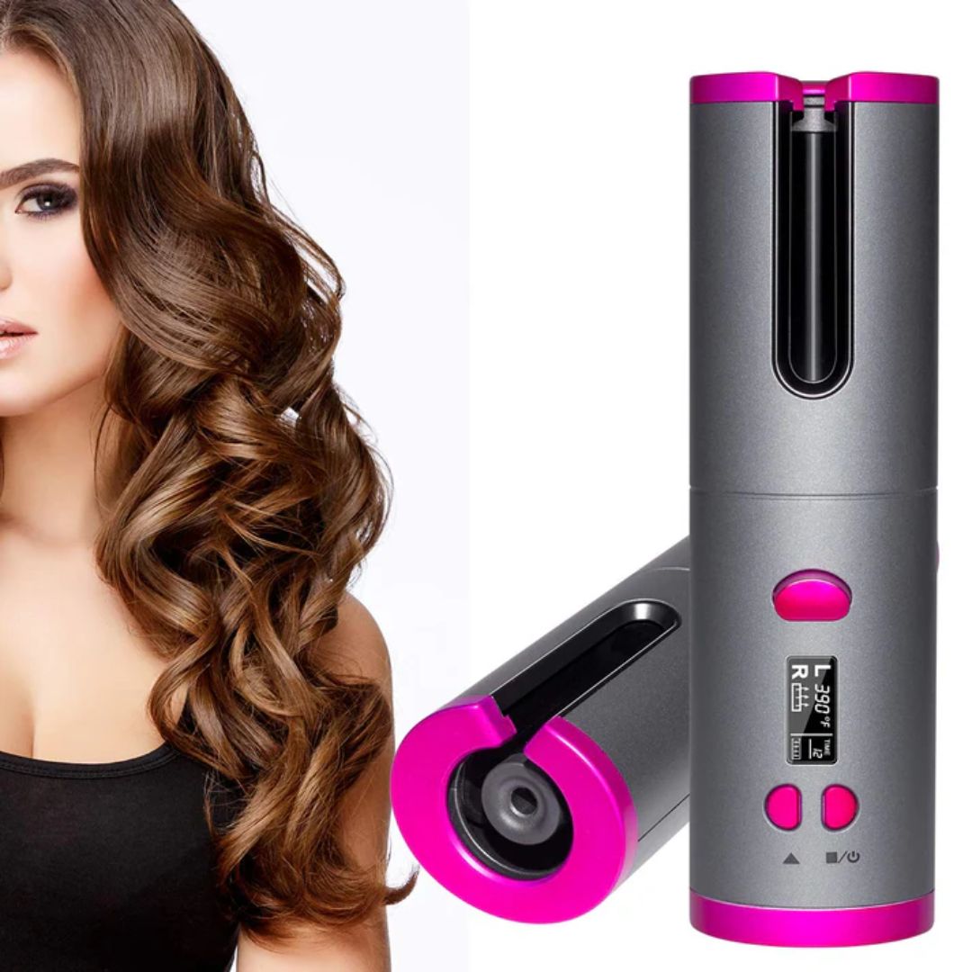 CurlMaster - Cordless Automatic Curler for Perfect Curls