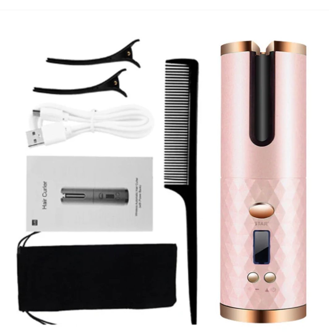 CurlMaster - Cordless Automatic Curler for Perfect Curls