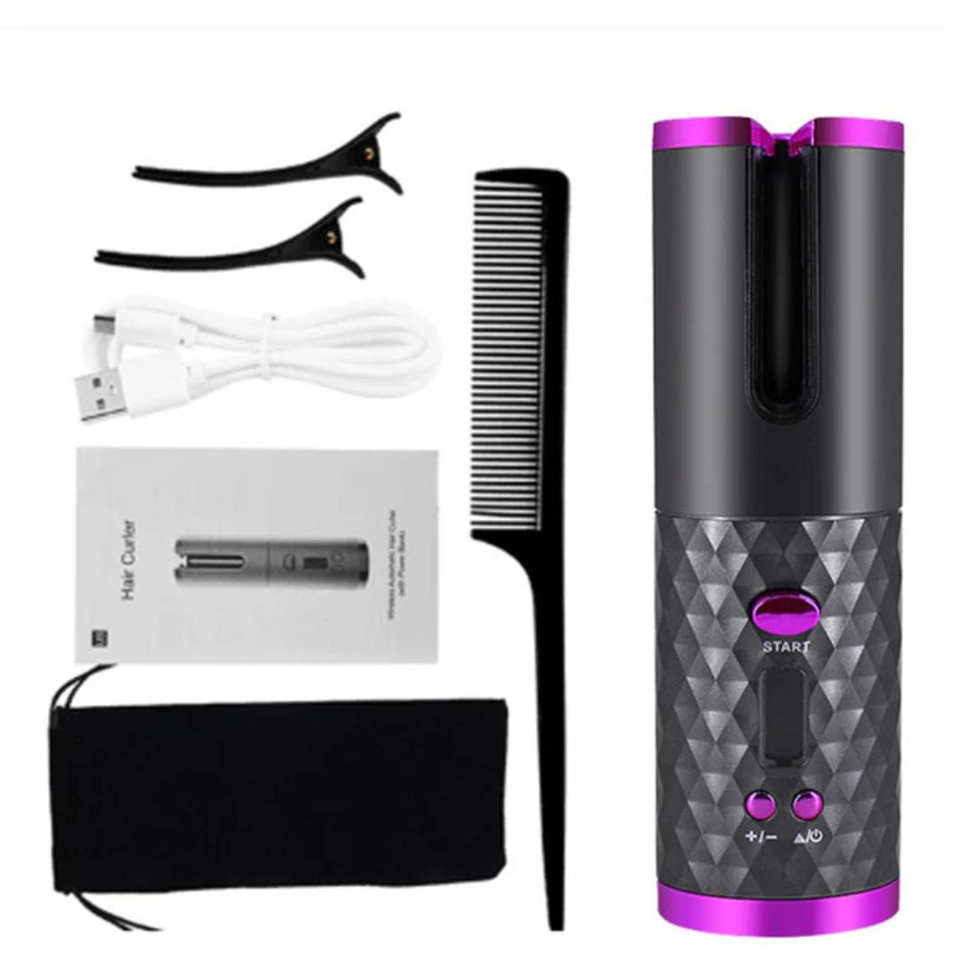 CurlMaster - Cordless Automatic Curler for Perfect Curls