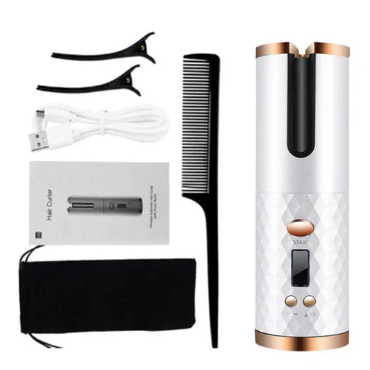 CurlMaster – Wireless Automatic Curling Iron for Perfect Curls