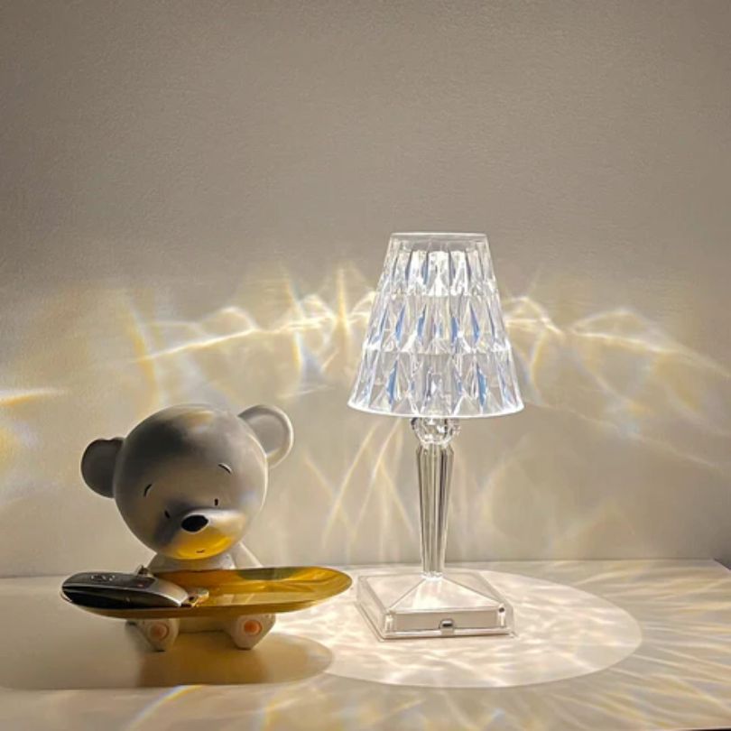 CrystalLuxe Table Lamp - Elegant Crystal Table Lighting