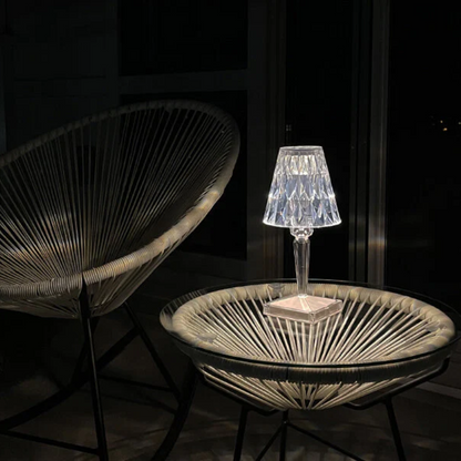 CrystalLuxe Table Lamp - Elegant Crystal Table Lighting