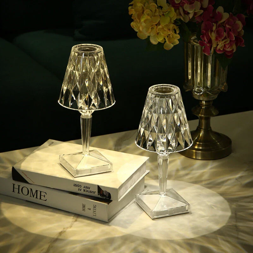 CrystalLuxe Table Lamp - Elegant Crystal Table Lighting