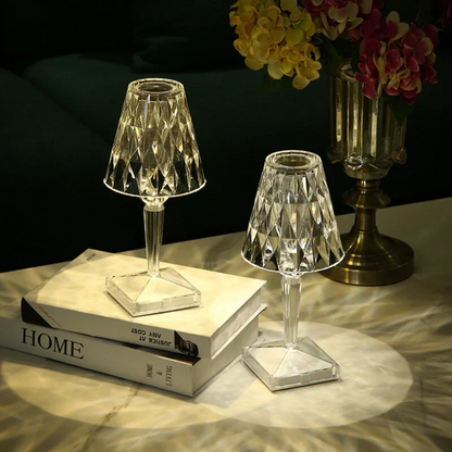 CrystalLuxe Table Lamp - Elegant Crystal Table Lighting