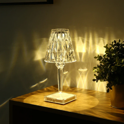 CrystalLuxe Table Lamp - Elegant Crystal Table Lighting