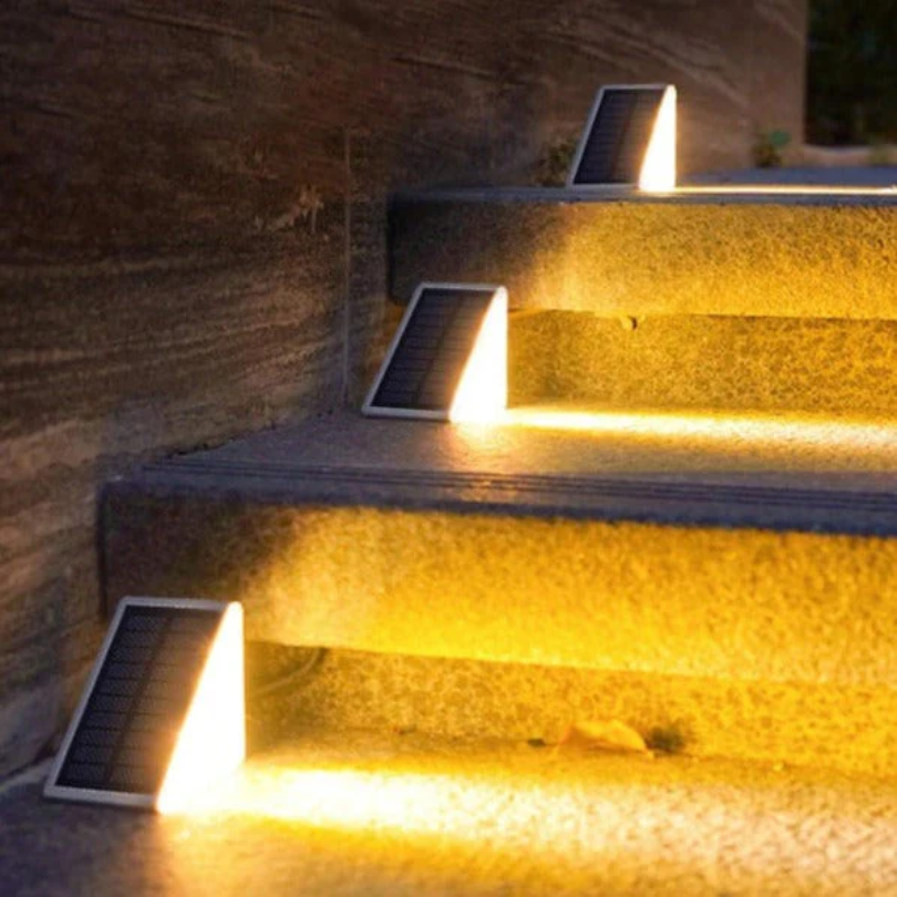 SolarGlow Light - Sustainable Solar-Powered Stair Lighting