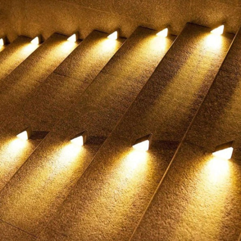 SolarGlow Light - Sustainable Solar-Powered Stair Lighting