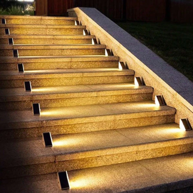 SolarGlow Light - Sustainable Solar-Powered Stair Lighting