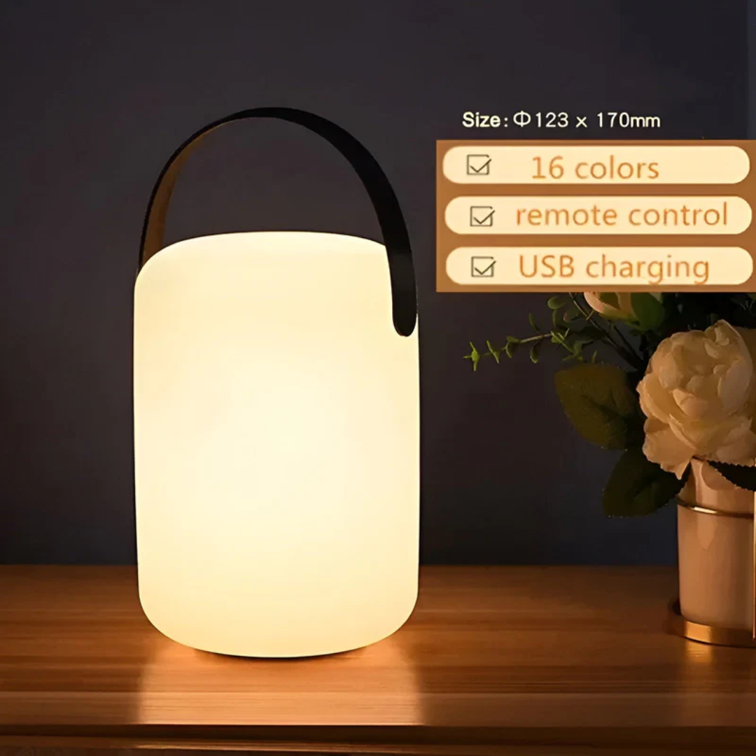 RadianceFlex - Portable LED Table Lamp with Waterproof Function
