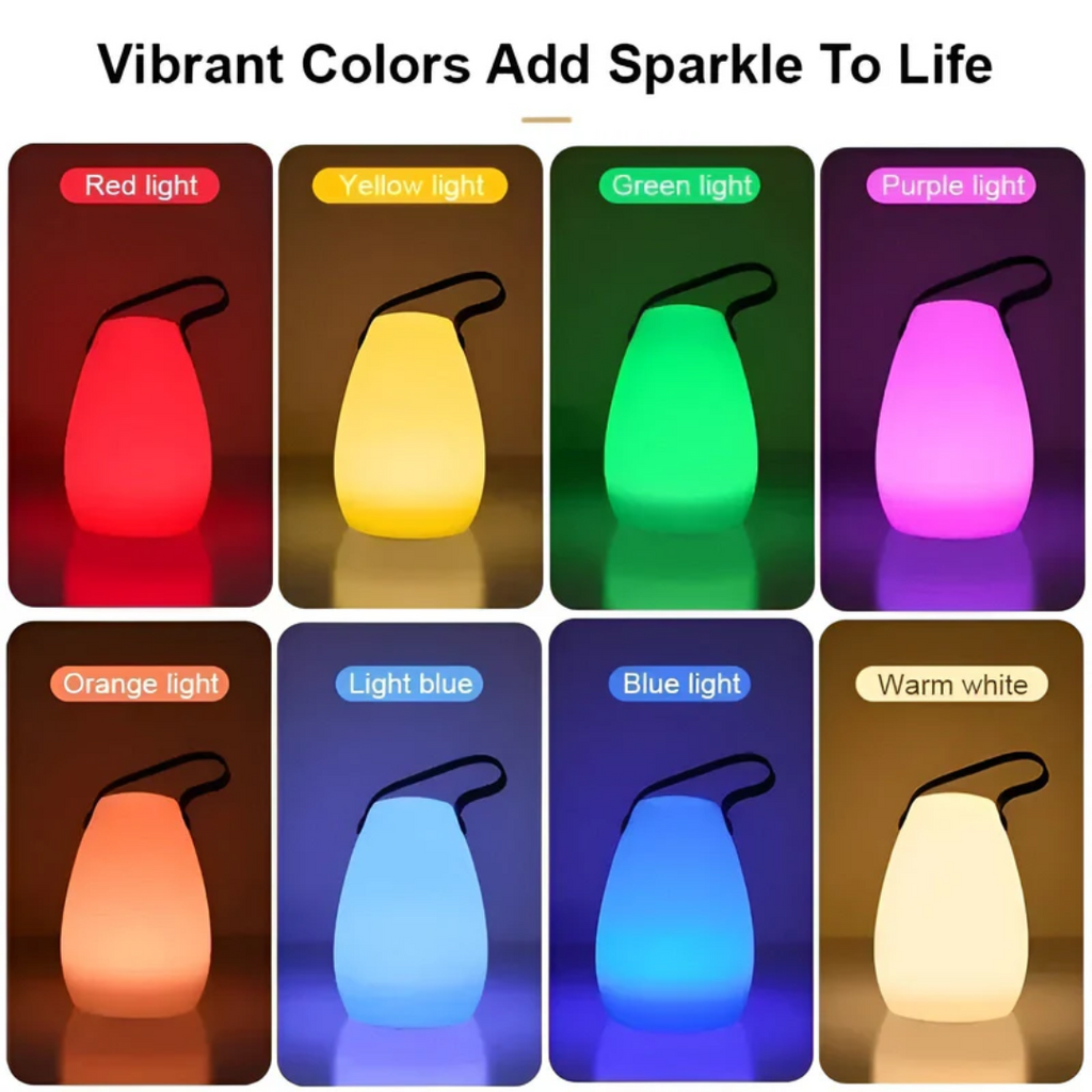 RadianceFlex - Portable LED Table Lamp with Waterproof Function
