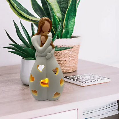 EternalBond - Stylish Mother and Daughter Candle Holder