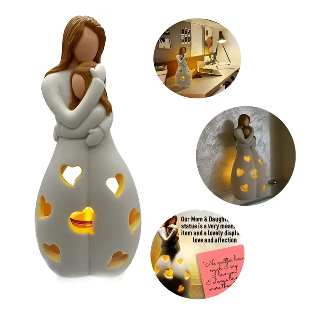 EternalBond - Stylish Mother and Daughter Candle Holder