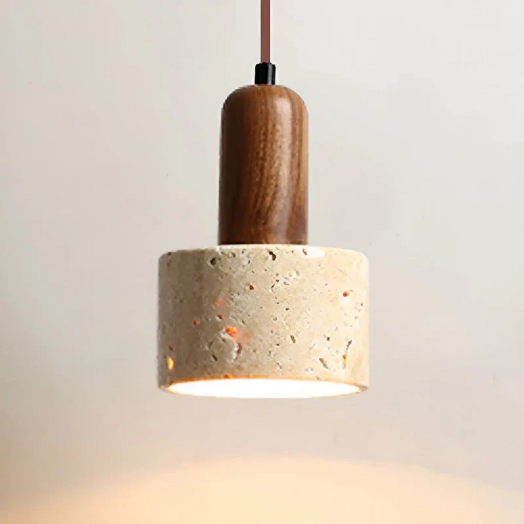 TranquilGlow - Elegant Wabi-Sabi Ceiling Light