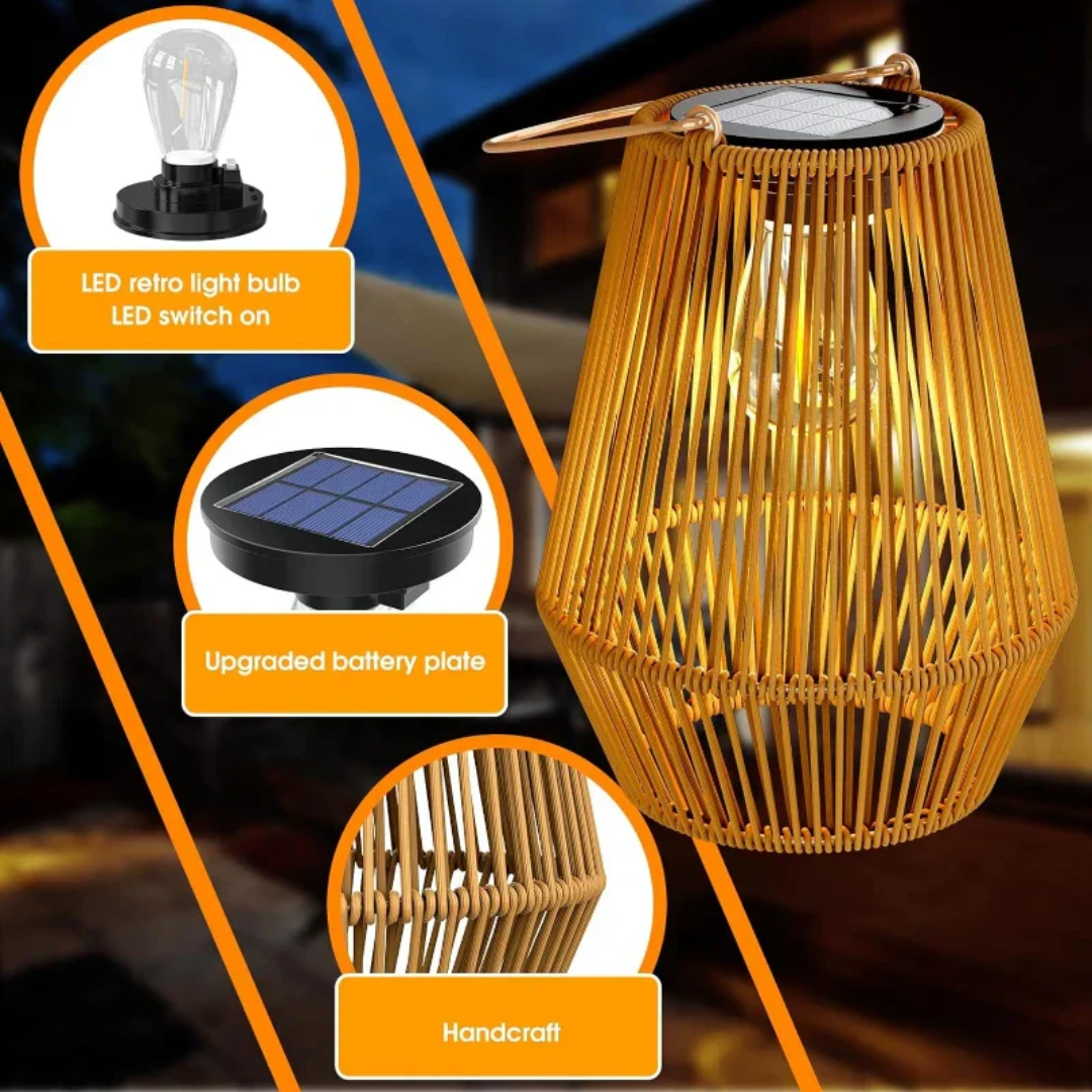 SunWeave - Handwoven Waterproof Solar Garden Lights