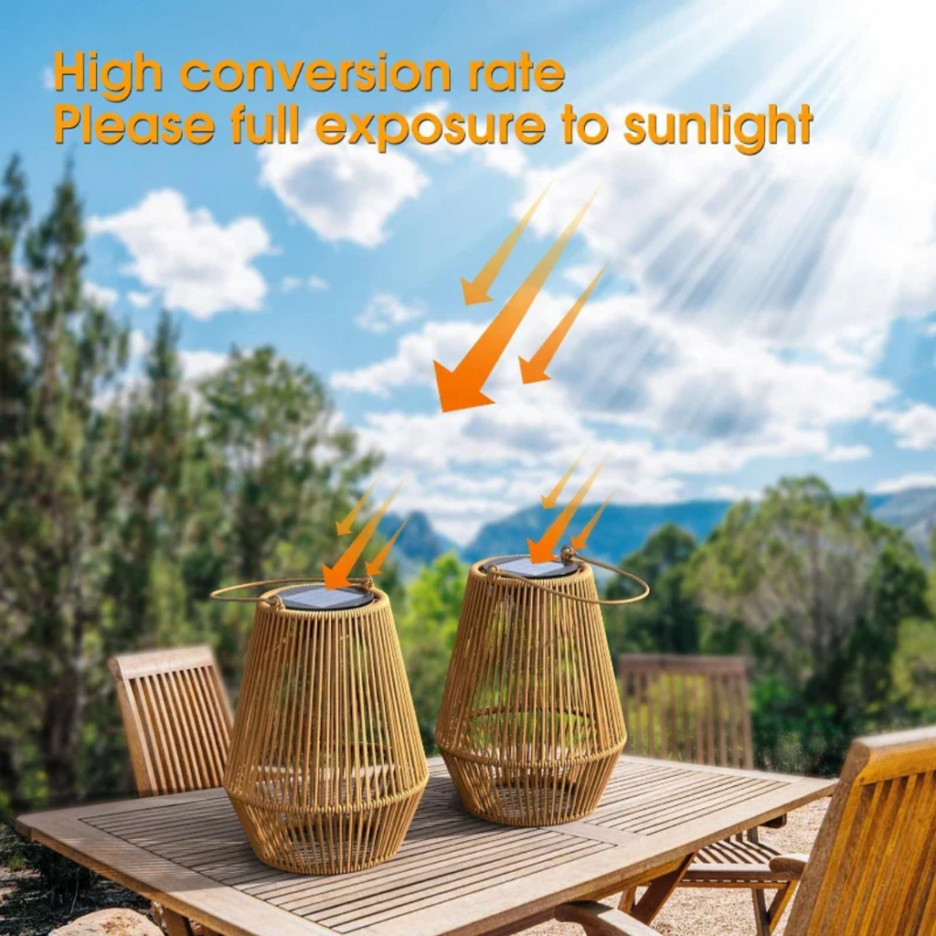 SunWeave - Handwoven Waterproof Solar Garden Lights